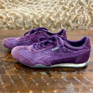 PUMA 76 Runner Purple Sneakers Size 8